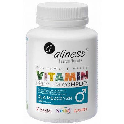 Premium Vitamin Complex dla mężczyzn x 120 tabletek Aliness - 5903242581953.jpg