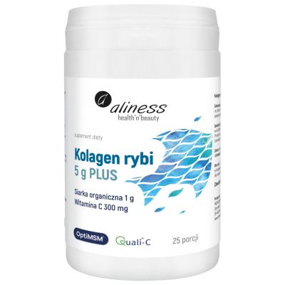 Kolagen rybi PLUS MSM wit C 25 porcji Aliness  - 5903242583971.jpg