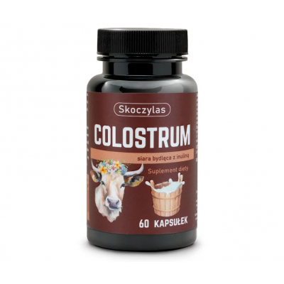 Colostrum siara bydlęca z inuliną 60 kapsułek Skoczylas  - 5903631208867.jpg