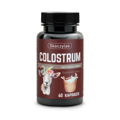 Colostrum siara kozia z pigwą 60 kapsułek Skoczylas  - 5903631208881.jpg