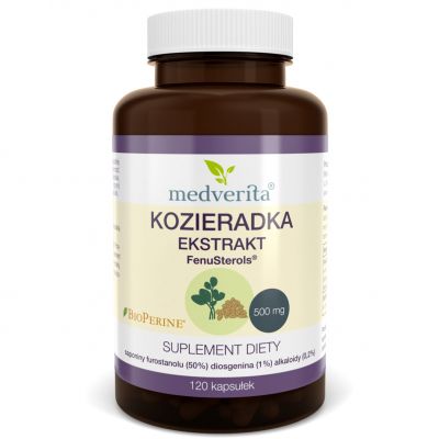 Kozieradka FenuSterols ekstrakt 120 kaps Medverita - 5903686581281.jpg