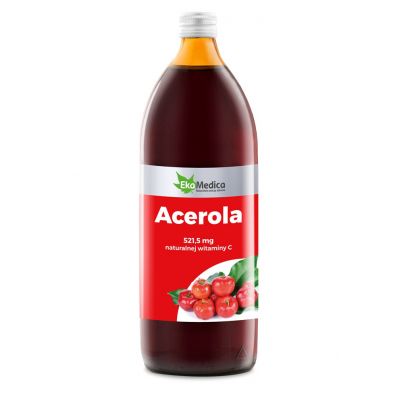 Acerola 100% 1000ml EkaMedica  - 5904213000916.jpg