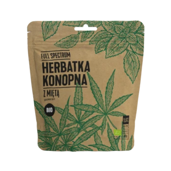 Herbata Konopna z Miętą 1,5% CBD+CBDA BIO 40g Cosma Cannabis - 5904726473771.jpg