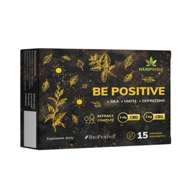 Be Positive (5 mg CBD, 3 mg CBG) Extract Complex 15 kapsułek HempKing - 5904806120366.jpg