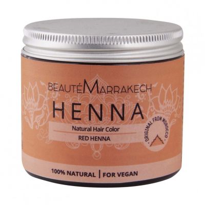 Henna Lawsonia w Rudym Kolorze Naturalna w Pudrze 100g Beaute Marrakech - 5905279508170.jpg