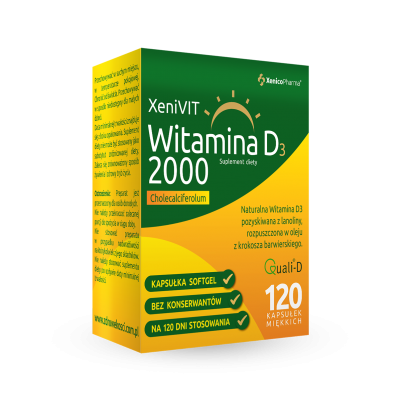 Witamina D 2000 120kaps. XenicoPharma  - 5905279876088.jpg