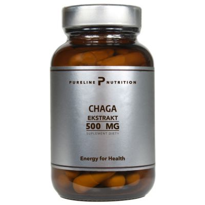 Chaga 500mg 60 kaps Pureline Nutrition - 5905316211186.jpg