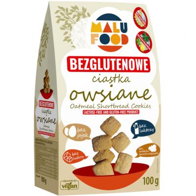 Ciastka owsiane bez cukru bezglutenowe 100g Malu Food - 5905567596049.jpg