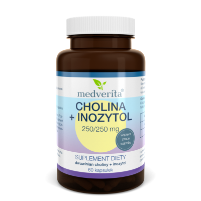 Cholina + Inozytol 250/250mg 60 kaps. Medverita - 5905669084406.jpg