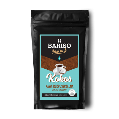 Kawa Rozpuszczalna Instant Kokos 100g Bariso  - 5905669813655.jpg