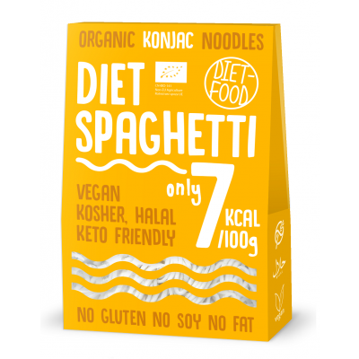 Makaron (Konjac) Spaghetti Bezglutenowy BIO 385g (300g) Diet Food - 5906660508915.jpg