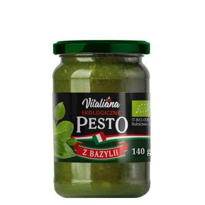 Pesto z Bazylii BIO 140g Vitaliana - 5906750251325.jpg
