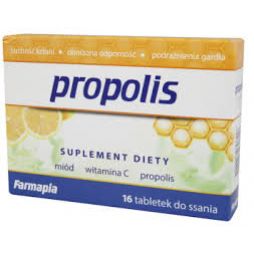 Propolis do ssania 16 tabletek Farmapia - 5907459820225.jpg