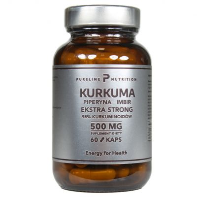 Kurkuma Piperyna Imbir 500mg 60 kaps Pureline Nutrition - 5907589312935.jpg