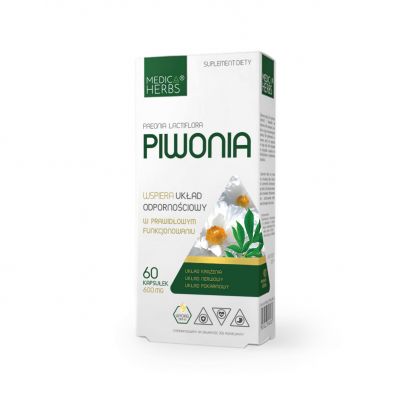 Piwonia 60 kaps. Medica Herbs - 5907622656200.jpg