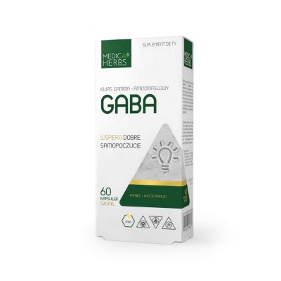 GABA 520mg 60 kaps. Medica Herbs - 5907622656354.jpg