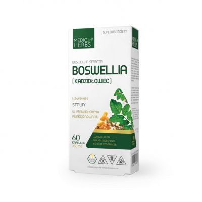 Boswellia (Kadzidłowiec) 60 kaps. Medica Herbs - 5907622656545.jpg