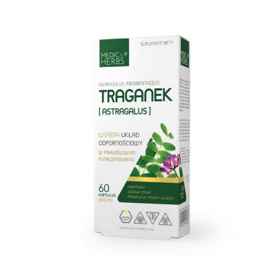Astragalus (Traganek) 600mg 60 kaps. Medica Herbs - 5907622656958.jpg
