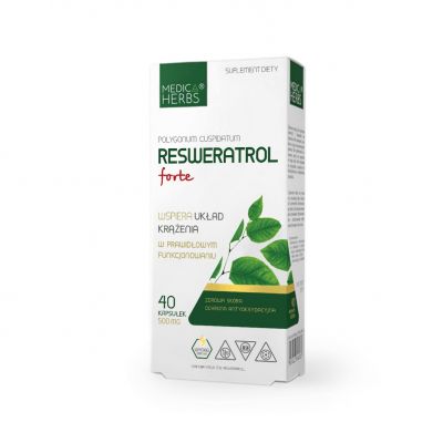 Resweratrol Forte 500mg 40kaps. Medica Herbs - 5907622656965.jpg