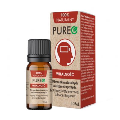 Witalność Mieszanka Olejków Eterycznych 10ml Pureo - 5907637934645.jpg