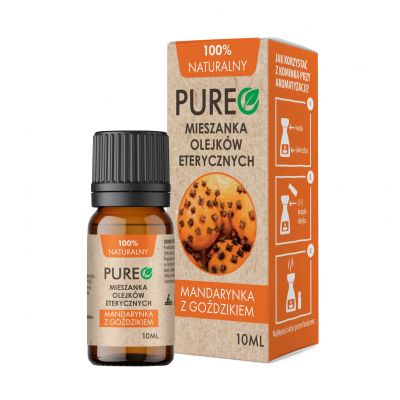 Mandarynka z Goździkiem Mieszanka Olejków Eterycznych 10ml Pureo - 5907637934737.jpg