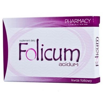 Folicum acidum 30 tabletek Pharmacy - 5907650226222.jpg