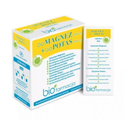 Bio Magnez 300mg + bio Potas 300mg 30 saszetek Biofarmacja - 5907710947005.jpg
