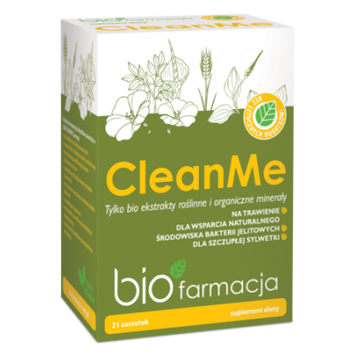 CleanMe na trawienie i szczupłą sylwetkę 21 saszetek Biofarmacja - 5907710947180.jpg