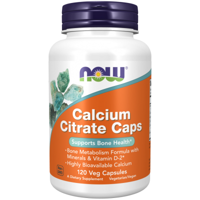 Calcium Citrate 120 kapsułek Now Foods - 733739012357.jpg