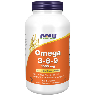 Omega 3-6-9 1000mg 250 kapsułek Now Foods - 733739018373.jpg