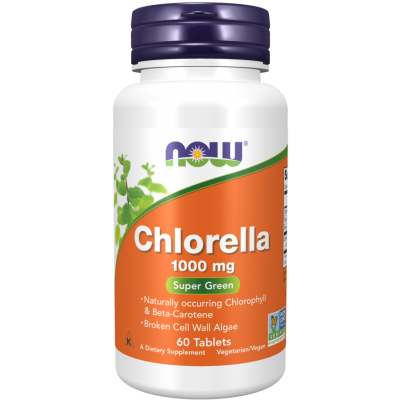 Chlorella 1000mg 60 tabletek Now Foods - 733739026309.jpg