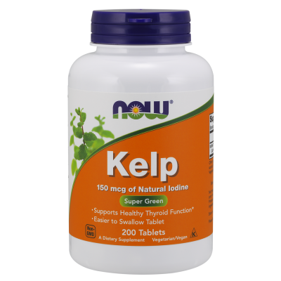 Kelp 150 mcg 200 tabletek Now Foods - 733739026804.jpg