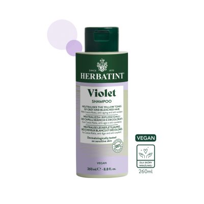 Szampon Fioletowy Violet 260ml Herbatint  - 8016744807326.jpg