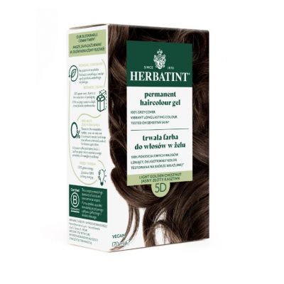 Farba do włosów 5D Jasny Złoty Kasztan Herbatint  - 8016744808965.jpg