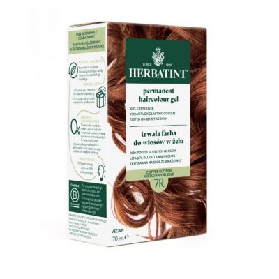 Farba do włosów 7R Miedziany Blond Herbatint  - 8016744809054.jpg