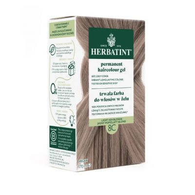 Farba do włosów 8C Jasny Popielaty Blond Herbatint - 8016744809115.jpg