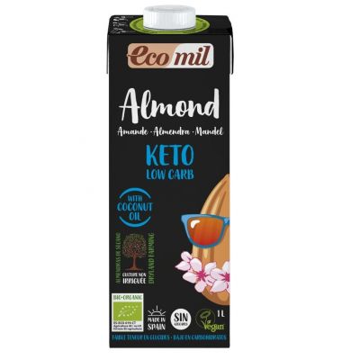 Napój migdałowy Keto Low Carb bezglutenowy BIO 1L Ecomil - 8428532193236.jpg