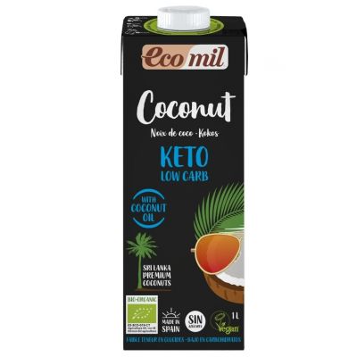 Napój kokosowy Keto Low Carb bezglutenowy BIO 1L Ecomil - 8428532193243.jpg