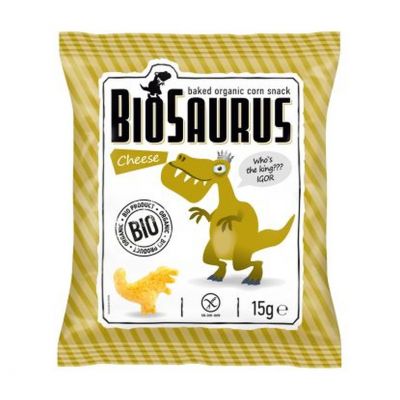 Chrupki kukurydziane serowe bezglutenowe BIO 15g BioSaurus - 8588000526833.jpg