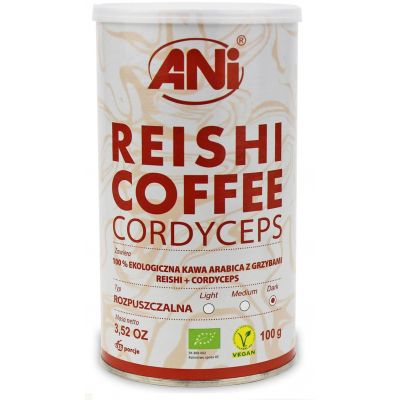 Kawa Rozpuszczalna "Reishi + Cordyceps" BIO 100g Ani - 8588008537541.jpg