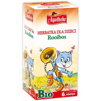 Herbatka dla dzieci rooibos BIO 20x1,5g Apotheke  - 8595178200793.jpg