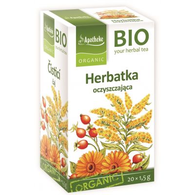 Herbatka oczyszczająca BIO 20x1,5g Apotheke  - 8595178201905.jpg