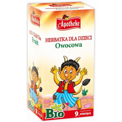 Herbatka dla dzieci owocowa BIO 20x2g Apotheke  - 8595178205989.jpg