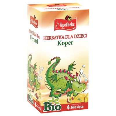 Herbatka dla dzieci Koper BIO 20x1,5g Apotheke  - 8595178206030.jpg