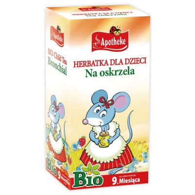 Herbatka dla dzieci Na oskrzela BIO 20x1,5g Apotheke - 8595178218736.jpg