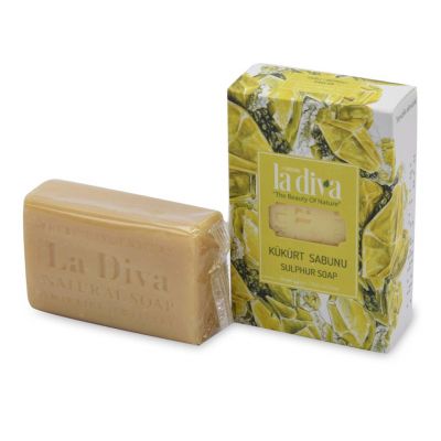 Mydło w kostce siarkowe 100g La Diva - 8699266390271.jpg