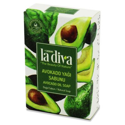 Mydło w Kostce Awokado 100g La Diva - 8699266393647.jpg