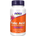 Folic Acid (kwas foliowy + witamina B12) 800 mcg 250 tabletek Now Foods