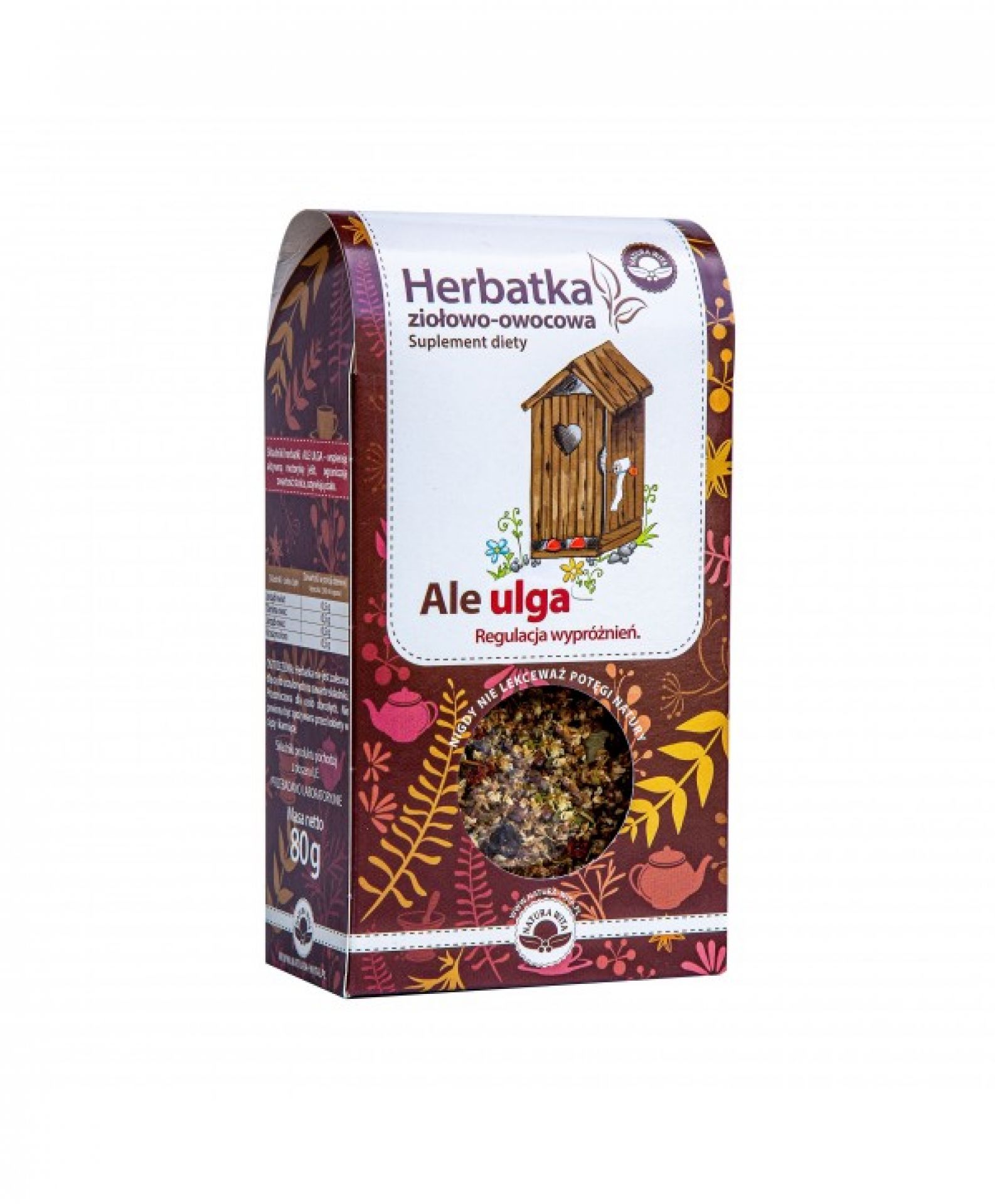 Herbatka Ziołowa Na Zaparcia 80g Natura Wita Herbaty Internetowy Sklep Zielarski 8650